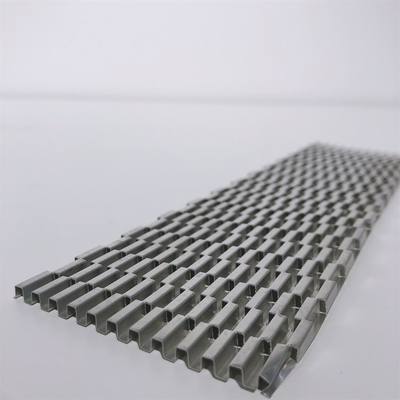 อลูมิเนียม Ruffled Herringbone Fins ฮีทซิงค์ Extruded Corrosion